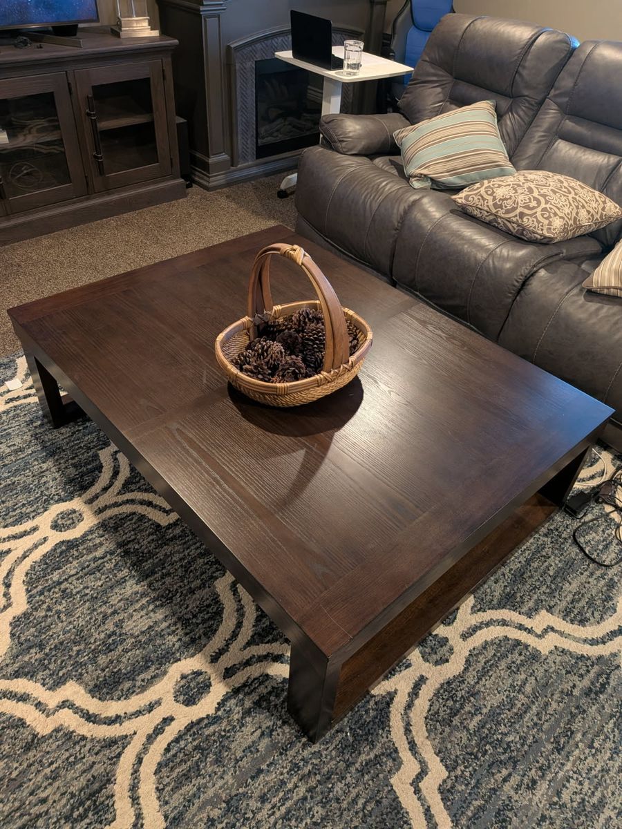 Brand new coffee table 56” x 42”