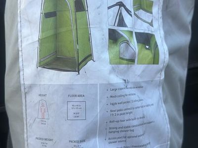 Kelty Blockhouse Multi-Function Privacy Shelter & Shower Tent - Portable Camping Changing Room