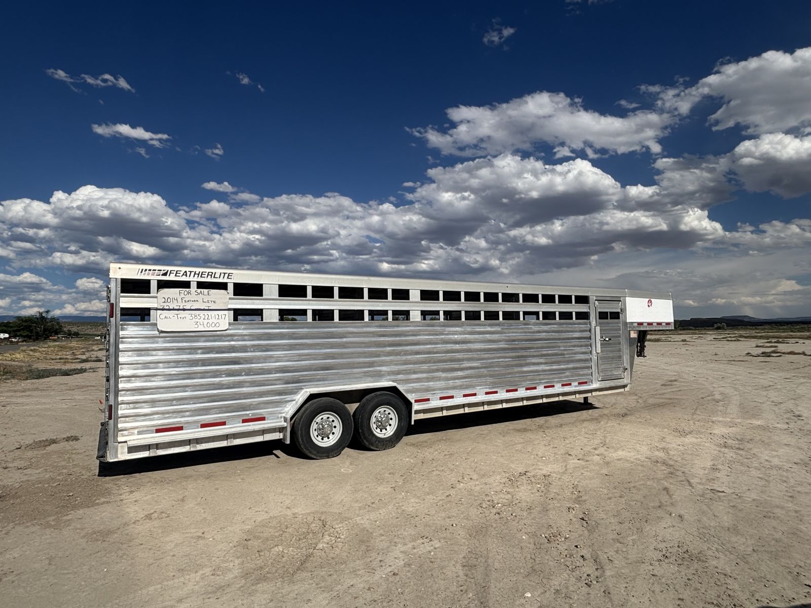 2014 Feather Lite stock trailer