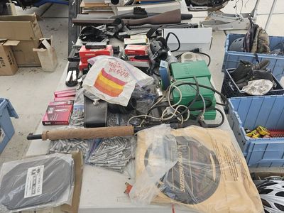 Mans yard sale