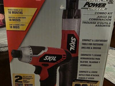 Skil 7.2 power wrench & driver