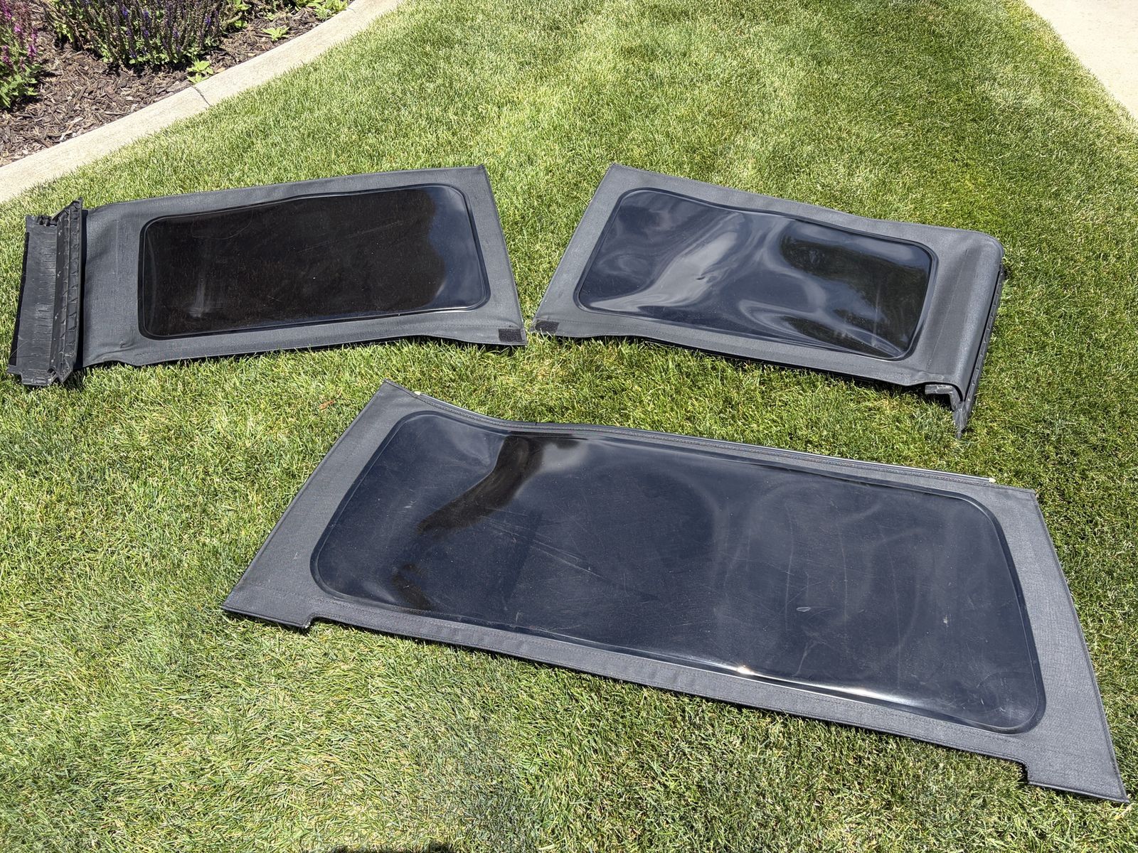 Full tinted window set for Jeep Wrangler JLU soft top