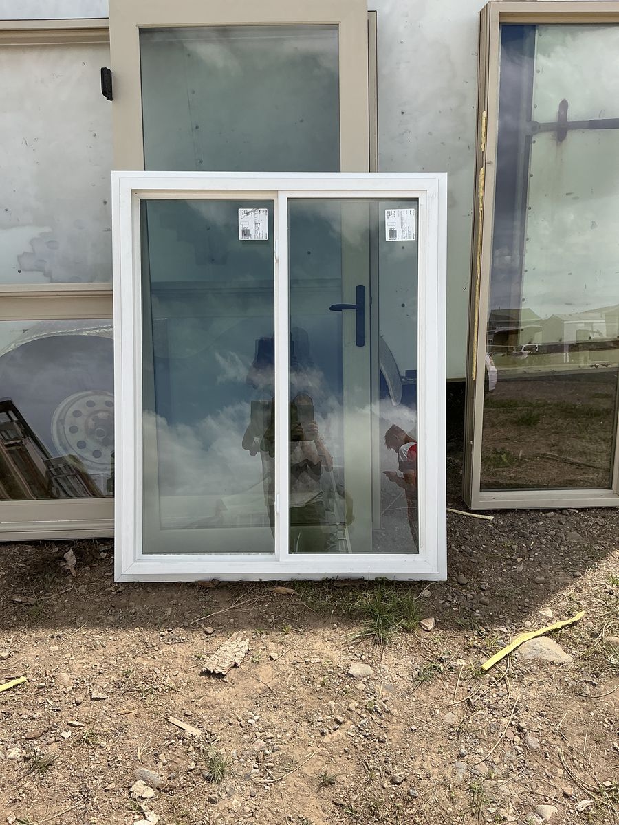 White Used Window