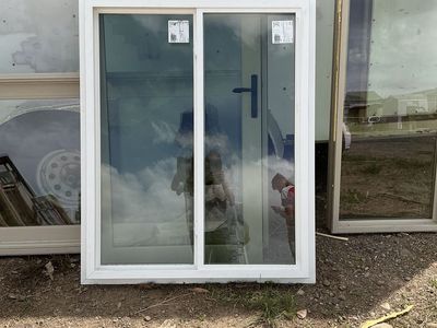 White Used Window