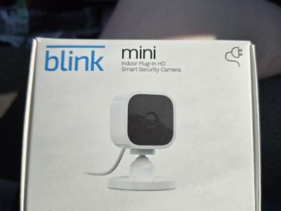 2 Blink Mini Indoor Plug-in HD Smart Security Camera - Day & Night, Two-Way Audio, Motion Detection, Alexa