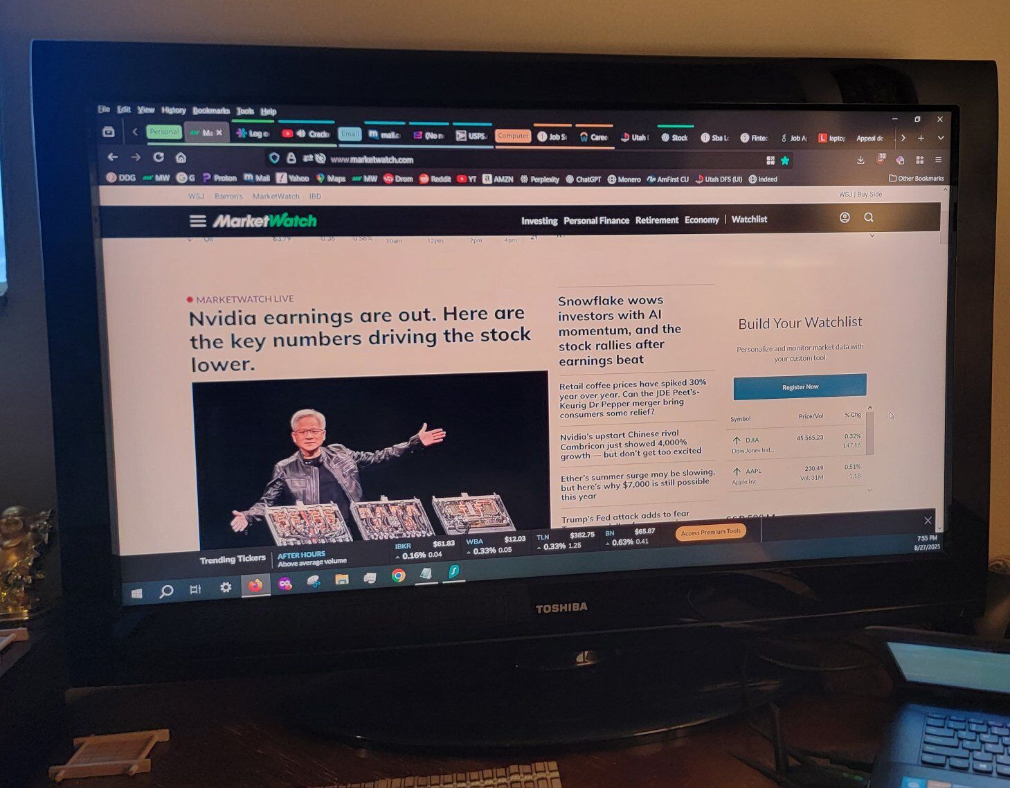 42in 1080p Toshiba Monitor TV 60hz