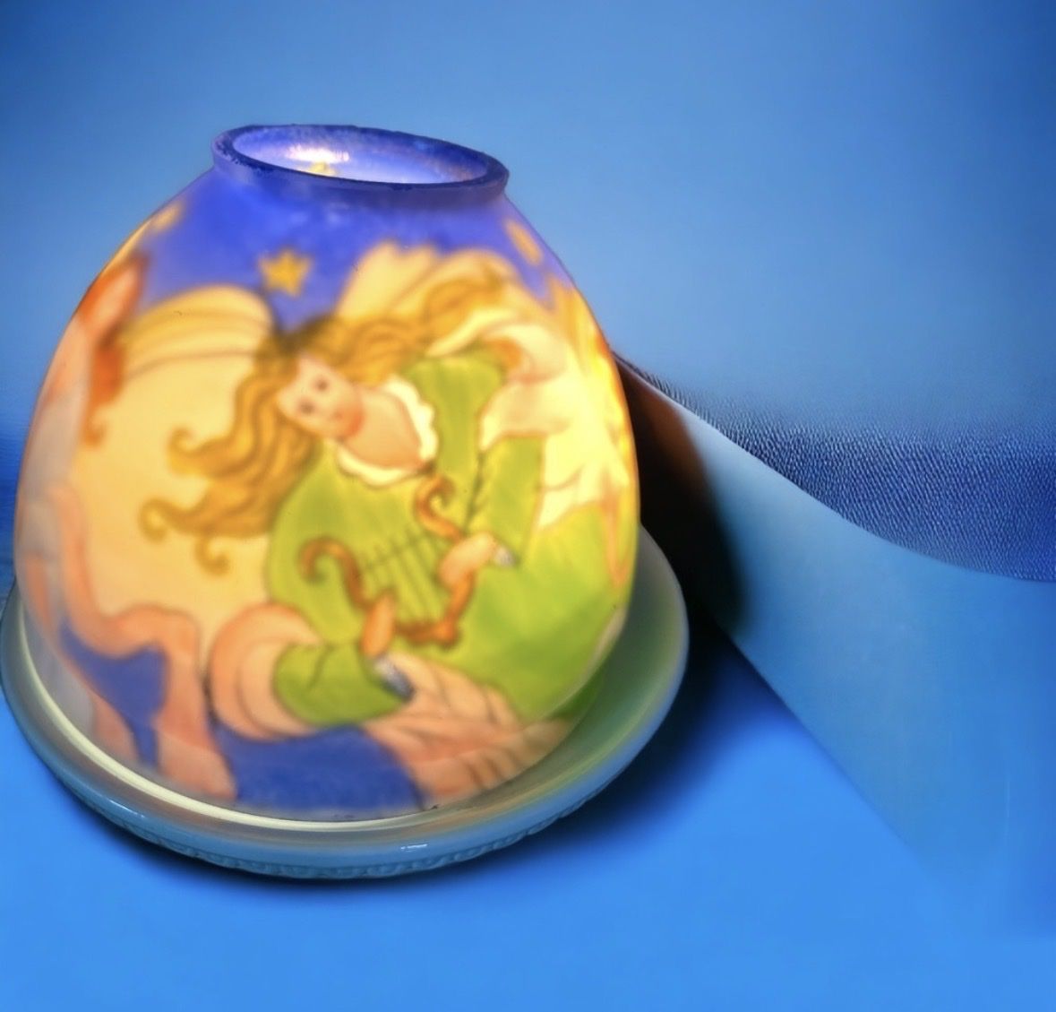 Vintage candle lamp