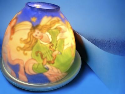 Vintage candle lamp