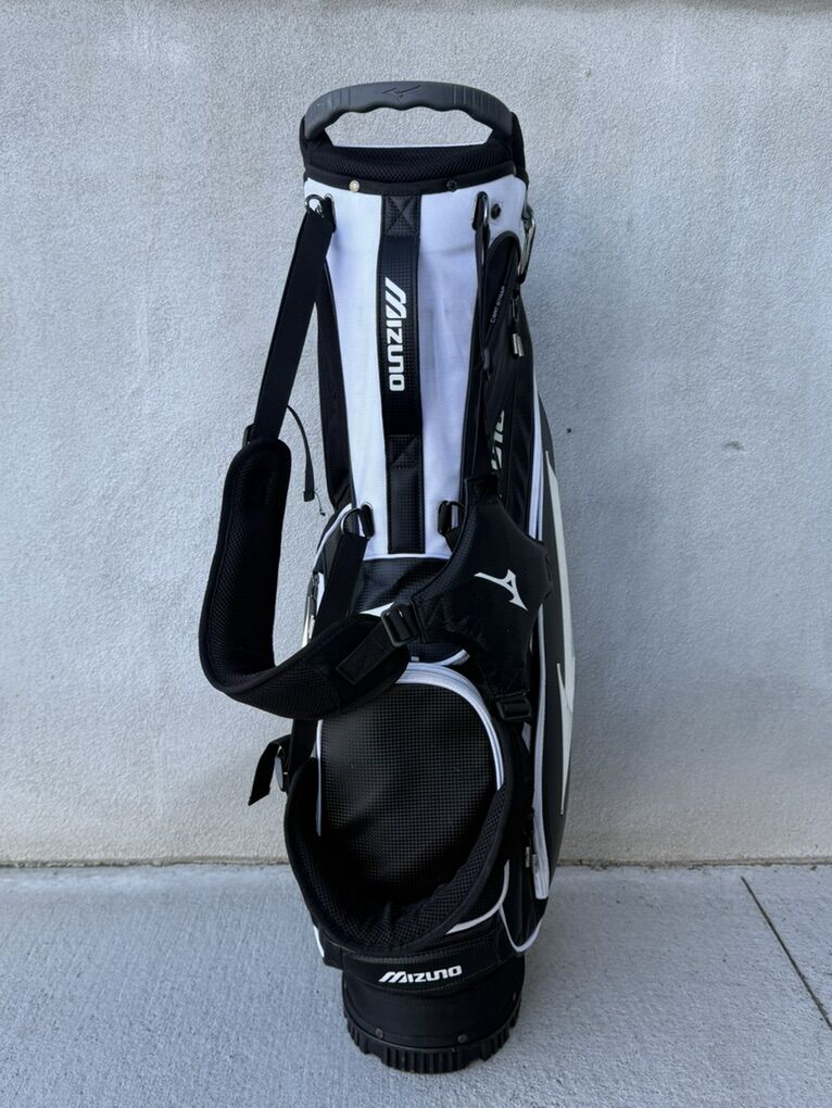 Mizuno Golf Stand Bag Black White