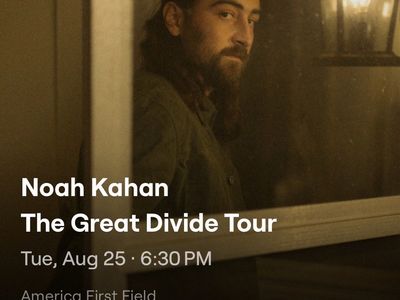 Noah Kahan - 2 Floor Tix (Section G Next to stage)
