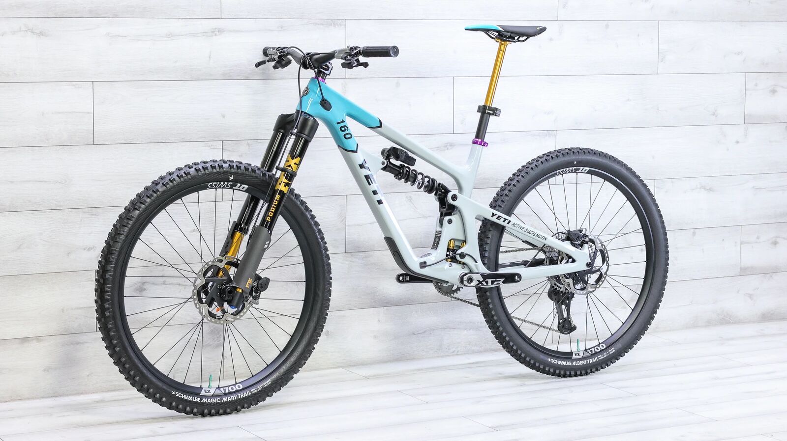 Yeti SB160 Turq Series 40th Anniversary Team Edition Mountain Bike - 2025, Large