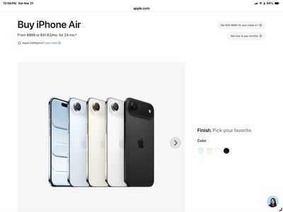 New IPhone 17 Air 256GB