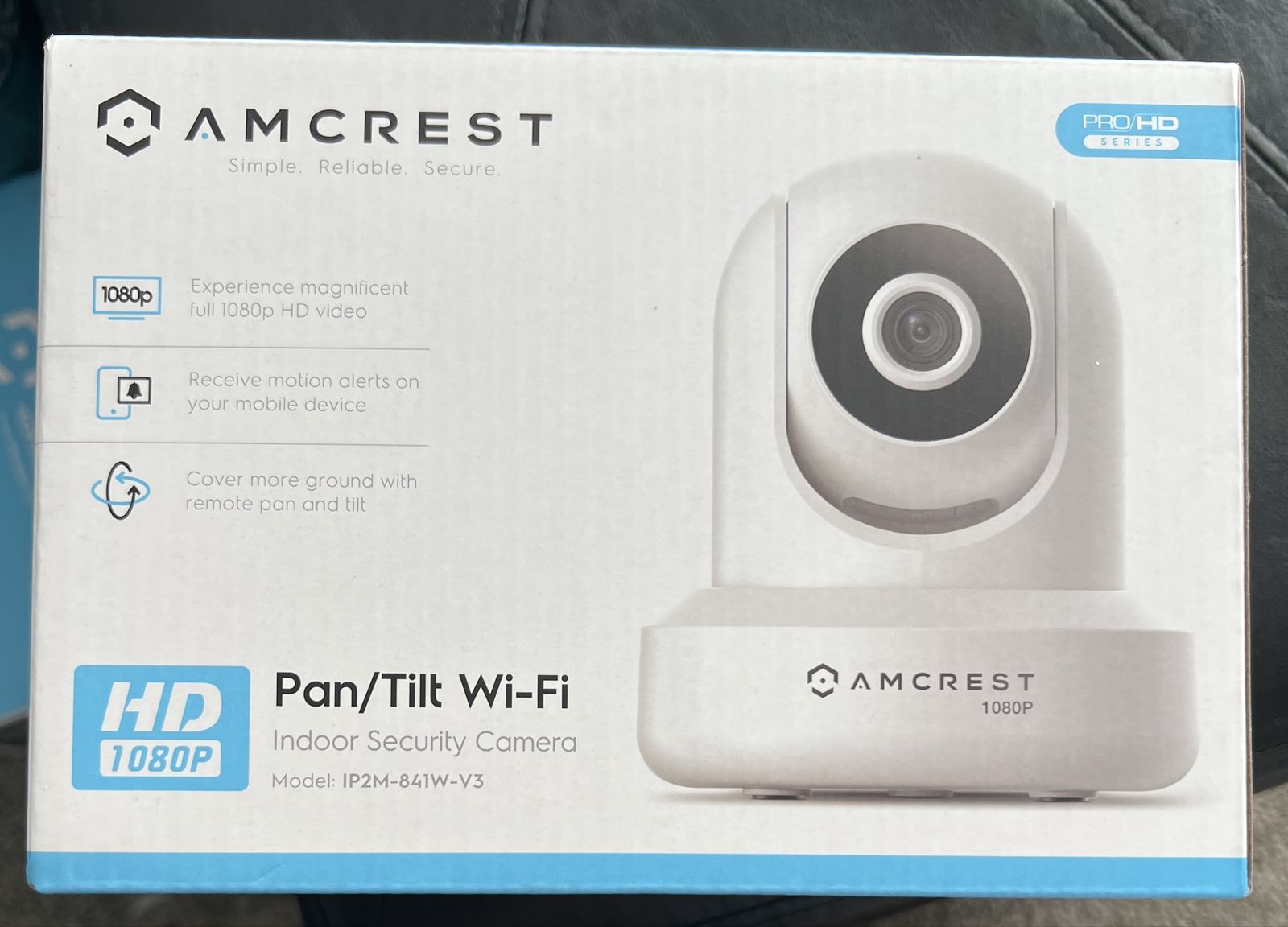 Wi-Fi Indoor Security Camera Amcrest ProHD Series IP2M-841W-V3 1080P Pan/Tilt