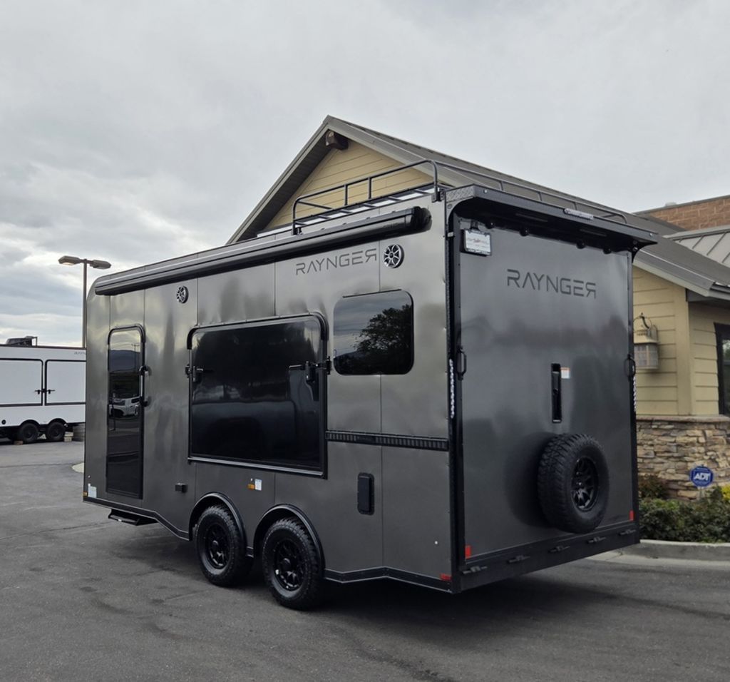 8x18 / 8.5x18 10K Toy Hauler Travel Trailer Fridge/Microwave TRIPLE TENT!!! RAYNGER 2026