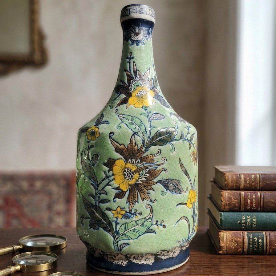 Formalities Green Floral Vase