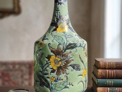 Formalities Green Floral Vase