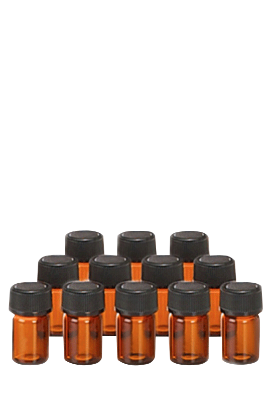 1/4 Dram (1.5 ml) Amber Vials(144-Pack) - New w/Lids - So Tiny!