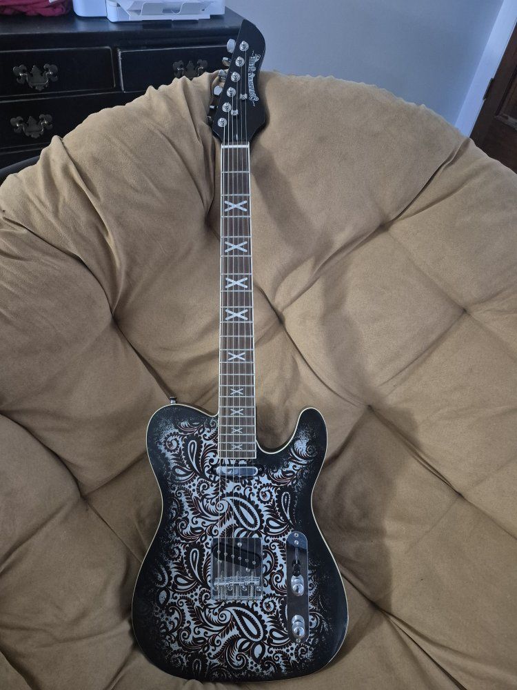 Hardluck Kings Southern Belle T29-136 Electric Guitar Black Paisley