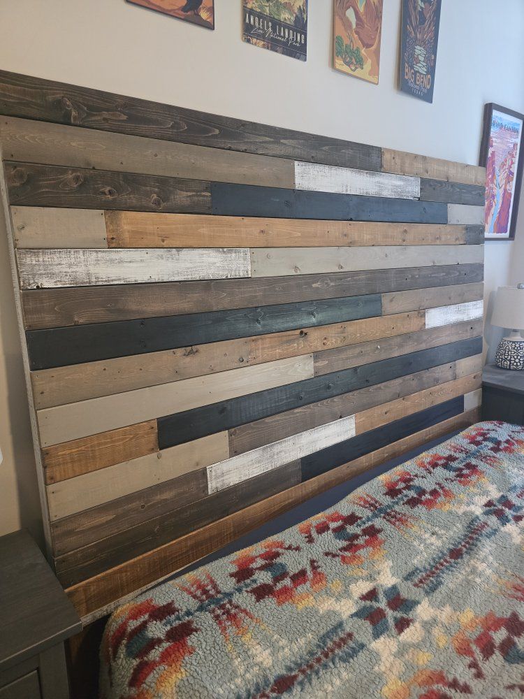 Rustic King Headboard
