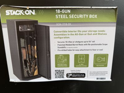 Stack-on 18 gun steel safe
