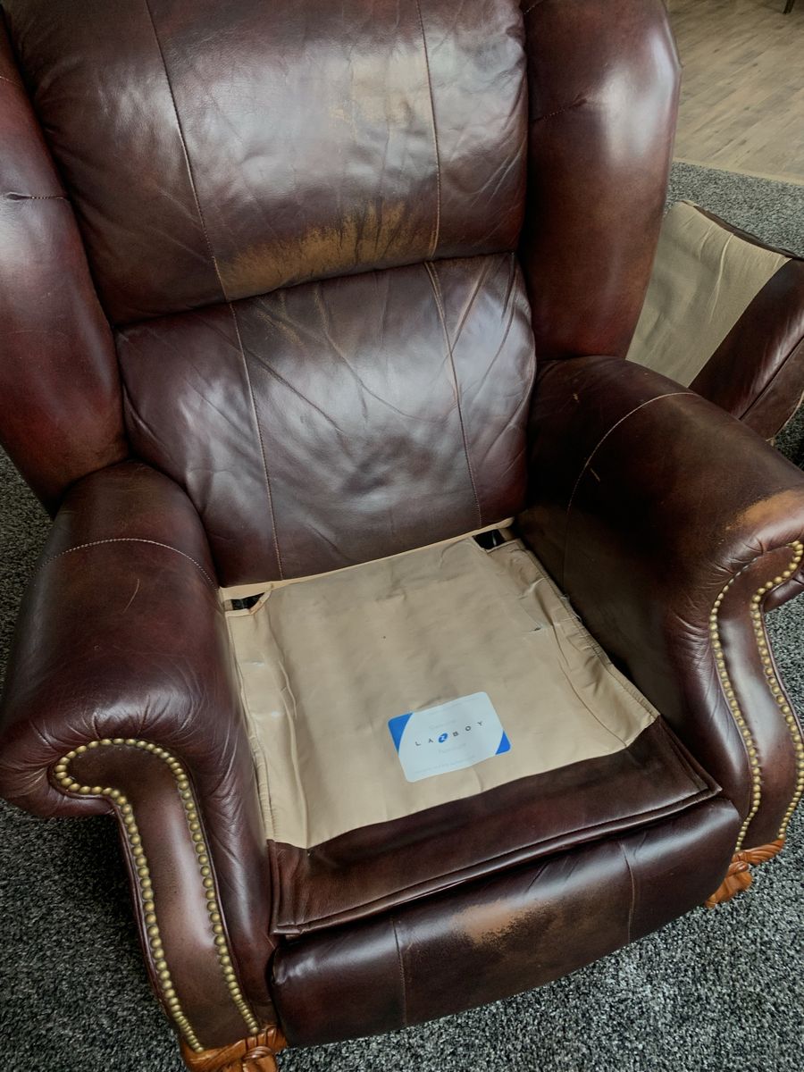 Original La-Z-Boy Leather Recliner