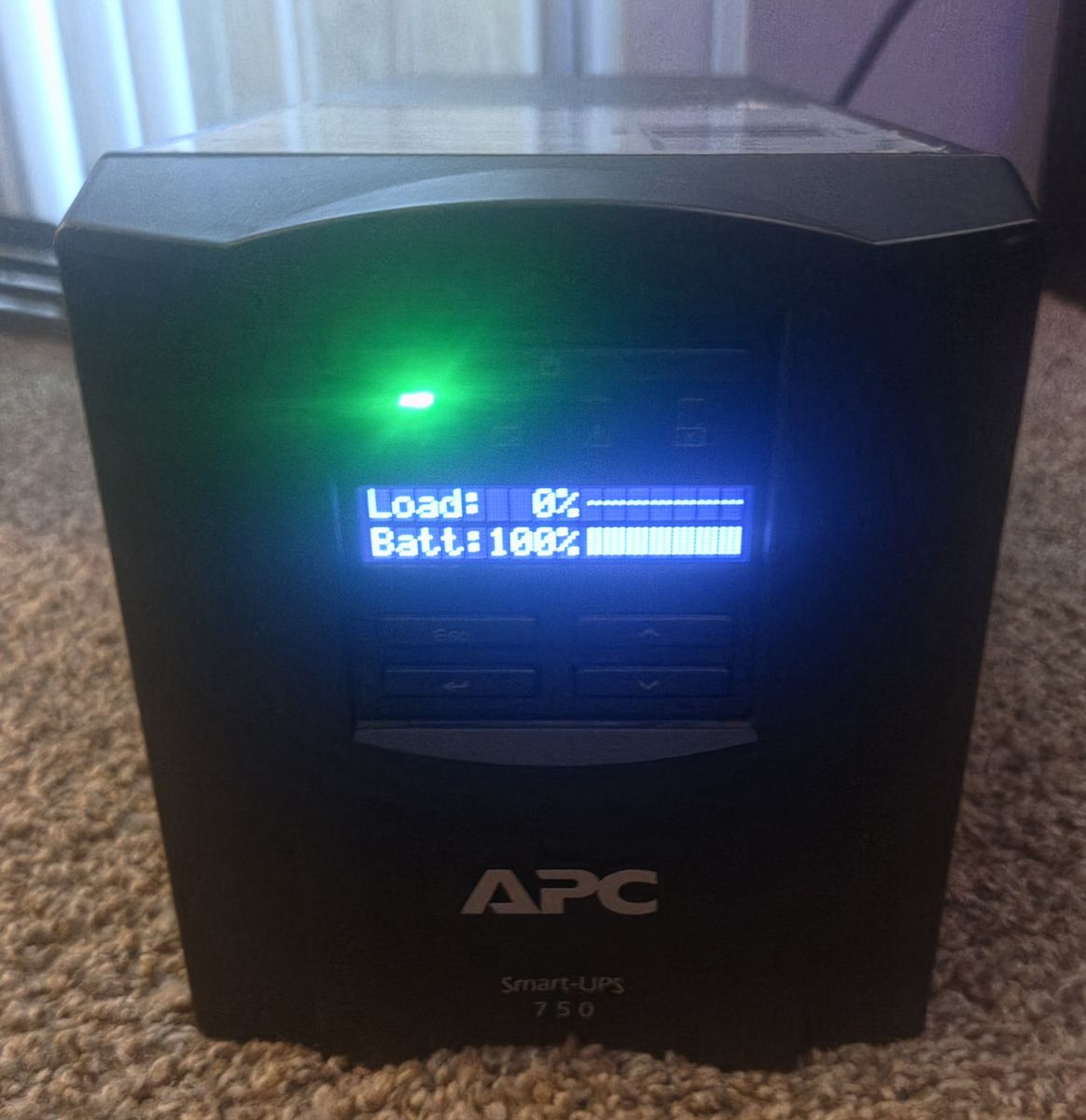APC Smart UPS 750 battery backup system