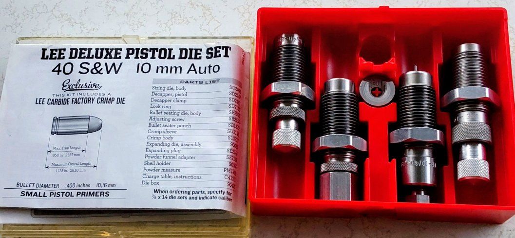 Lee 40 carbide-10mm Carbide dies