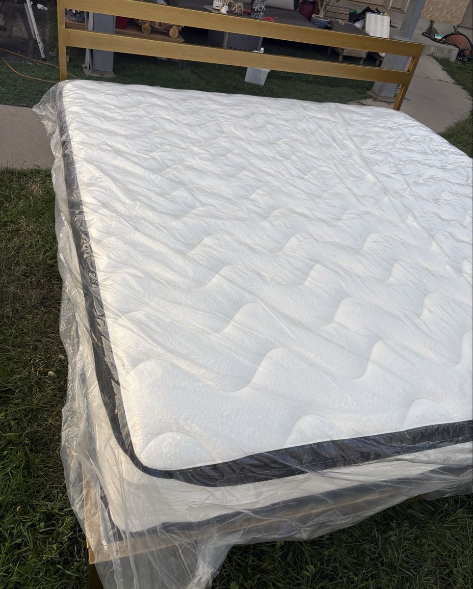 Brand new king size bed with mattress