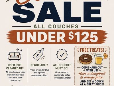 Everything!! Couches, beds, vehicles, toys, fireplace, patio furniture & more!! ,