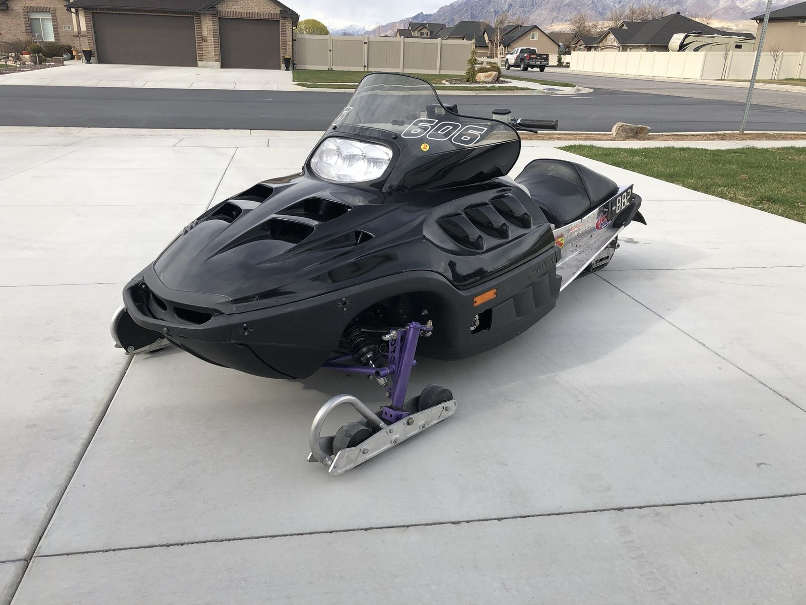 Asphalt drag sled