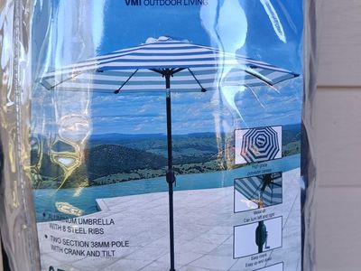 Patio Umbrella and Stand