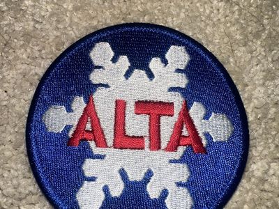 Alta Ski Area Logo patches