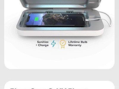 UNUSED PhoneSoap 3 UV Phone Sanitizer & Charger - 99.99% Medical-Grade Disinfection, USB-C Charging, Lifetime Warranty!