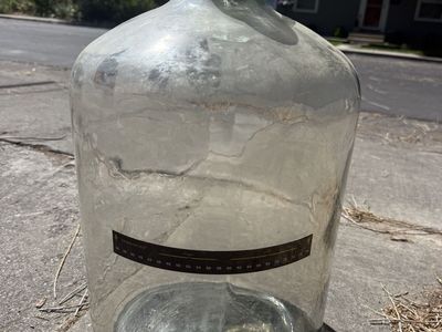Large Clear Glass Carboy Jugs, Fermenters, 2 Funnels, Bucket w/ Spigot - Home Brewing/Winemaking
