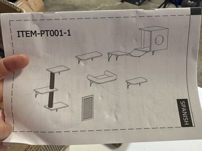 Cat wall mount furniture 6pc