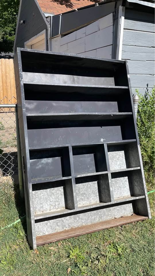 Industrial Metal Shelving Unit