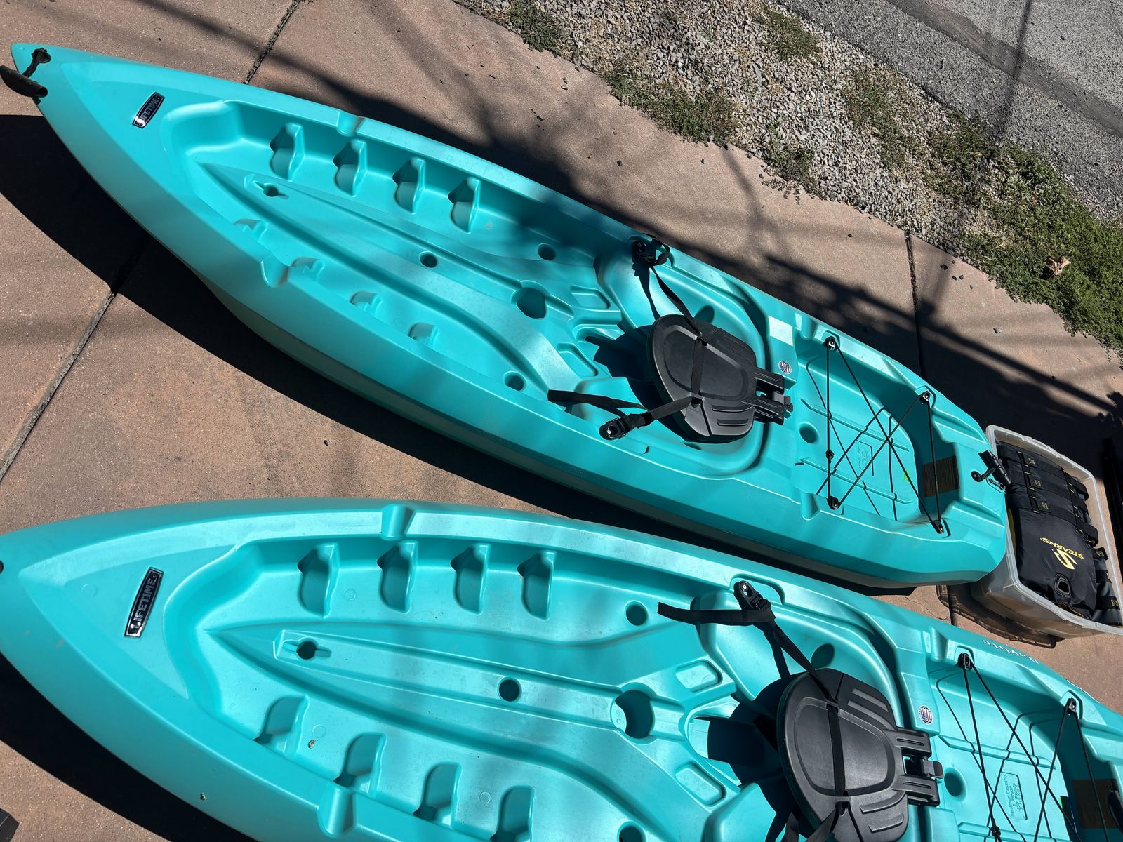 Kayaks, Kayak Roof Carrier & Life Jackets