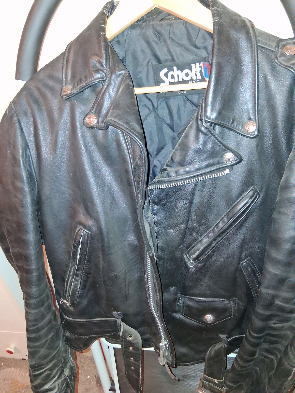 Leather jacket