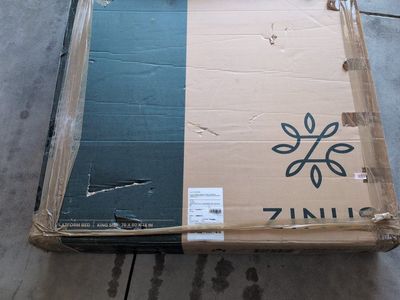 Zinus King Size Platform Bed Frame - 76 x 80 x 14 Inch, New in Box