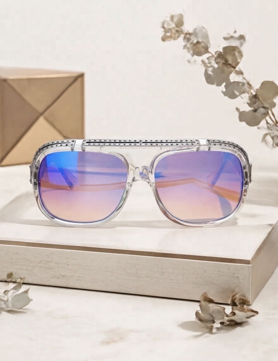 Louis Vuitton Women's Millionaires Z2709E White Frame Colored Lens Sunglasses ( 
