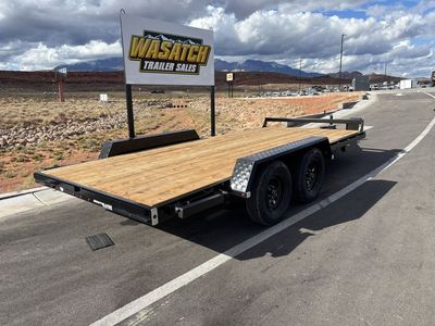 2026 Southland Trailers 7' x 16' 8K LBAT35-16 Low Boy Flat Deck with Slide-in Ramps