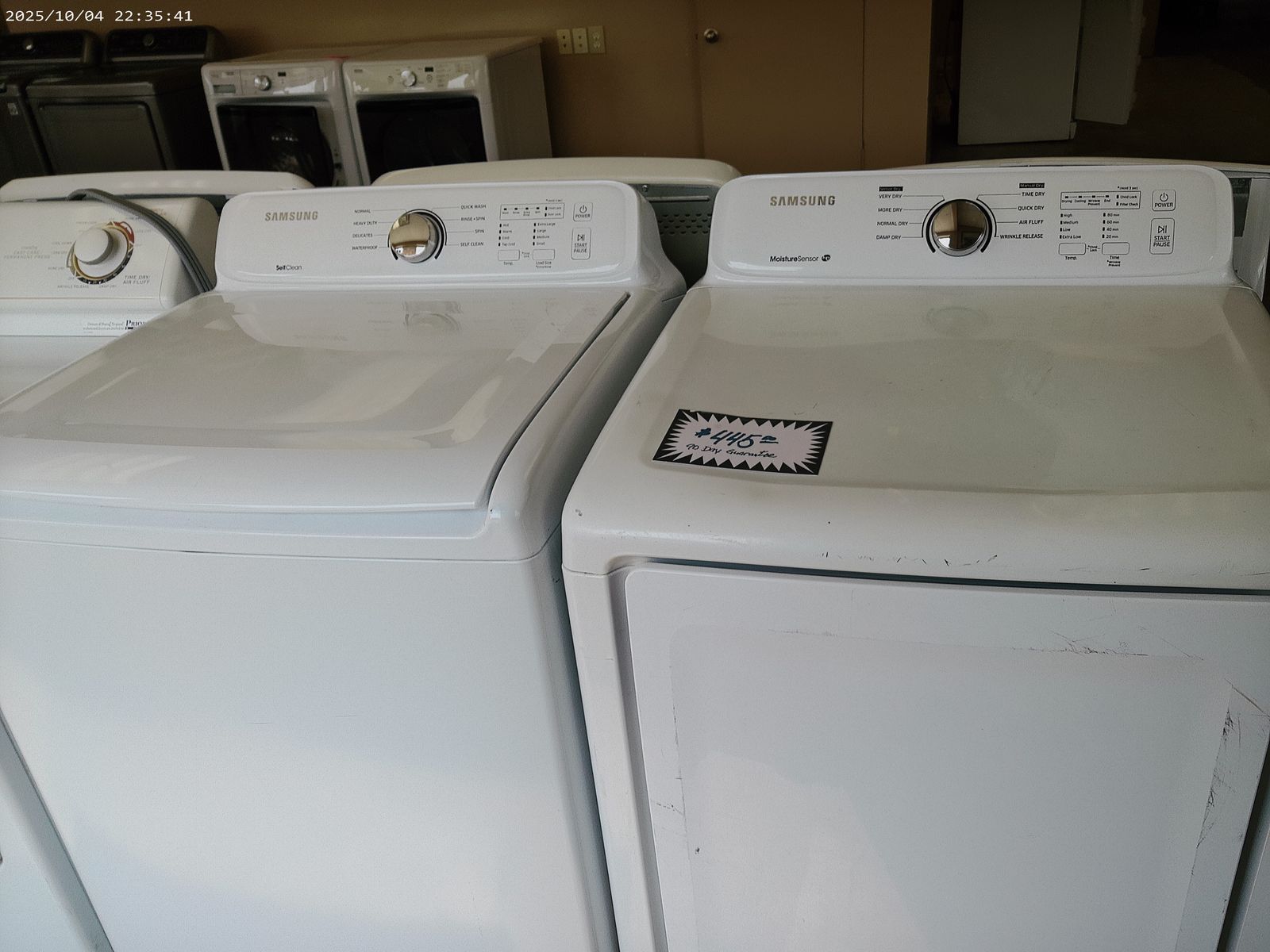 Samsung Super Capacity Washer and Dryer~Works Great~90 Day Guarantee