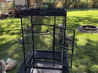 Parrot-cockatiel cage