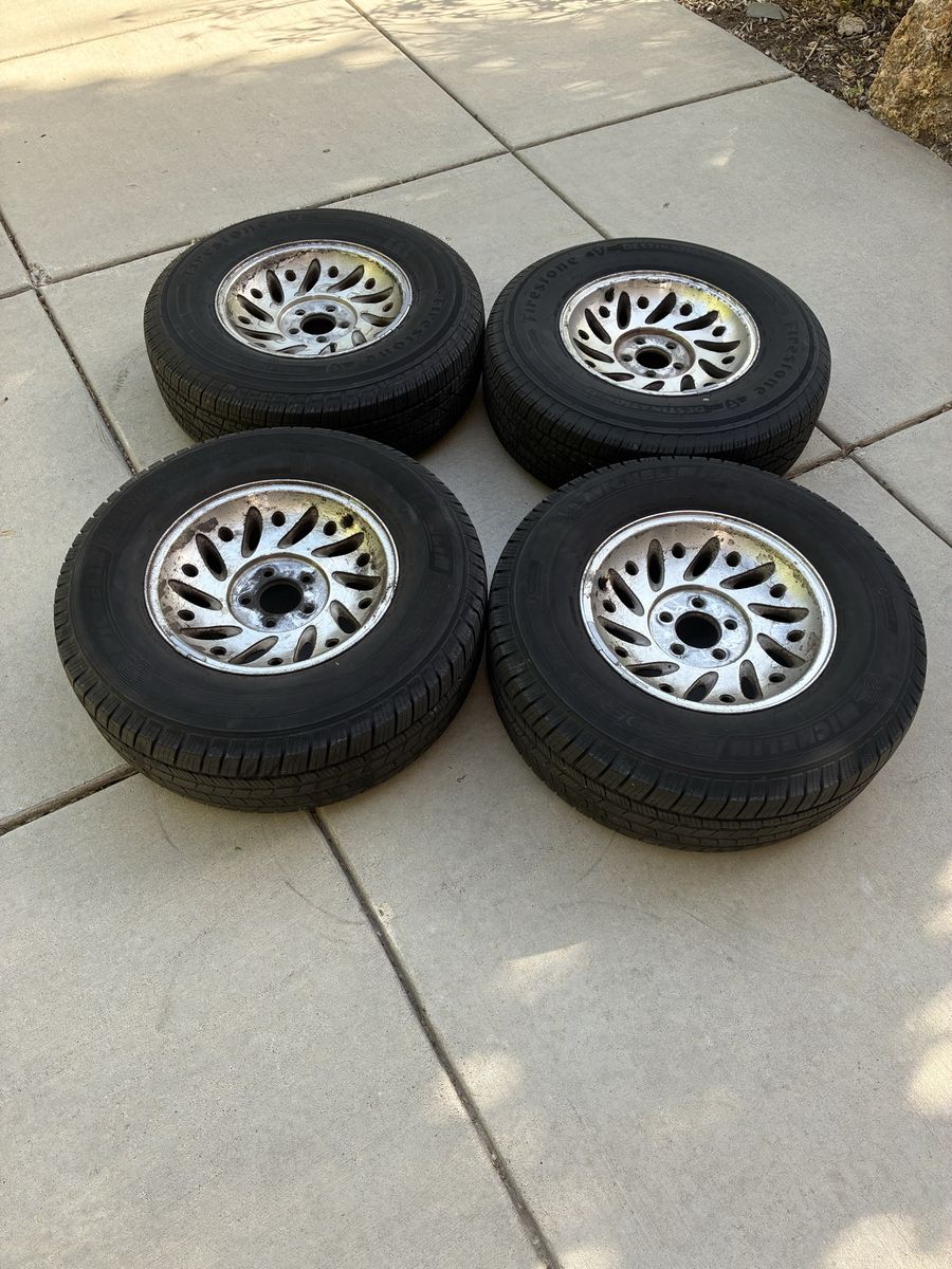 235/75R15 OEM Ford Rims & Tires