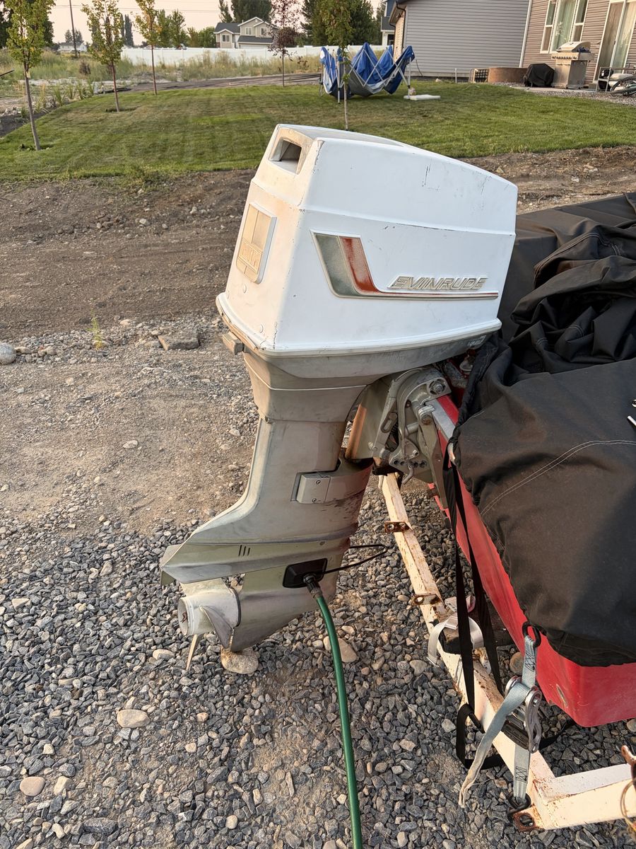 1971 Evinrude 60 HP outboard