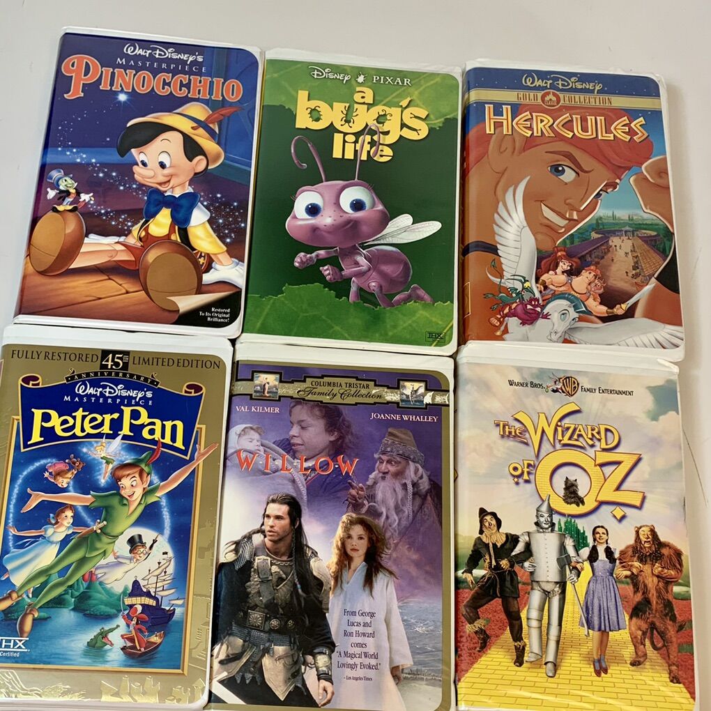 Family Movies On VHS Video Tapes