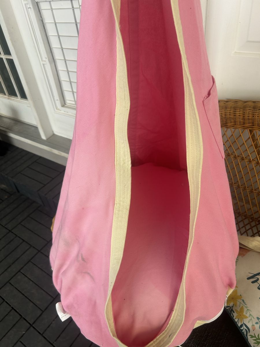 2 pink and tan  sensory kid hammock swings