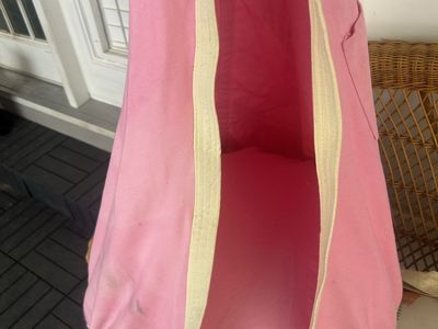 2 pink and tan sensory kid hammock swings
