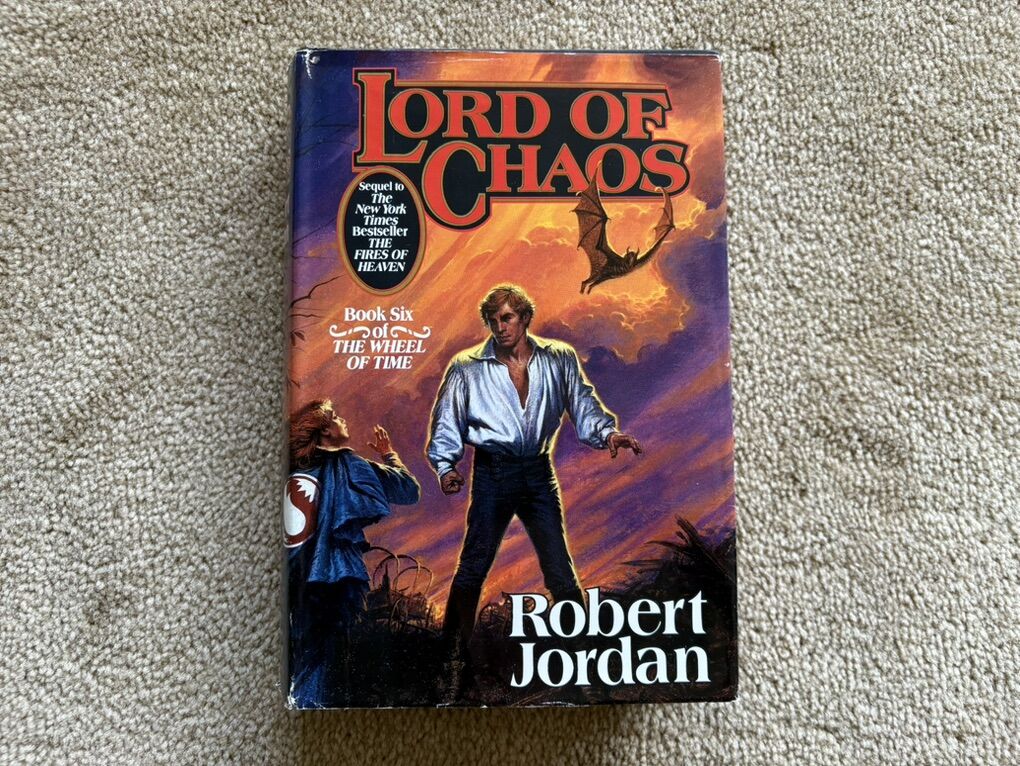 Lord of Chaos, by Robert Jordan (hardcover, small)