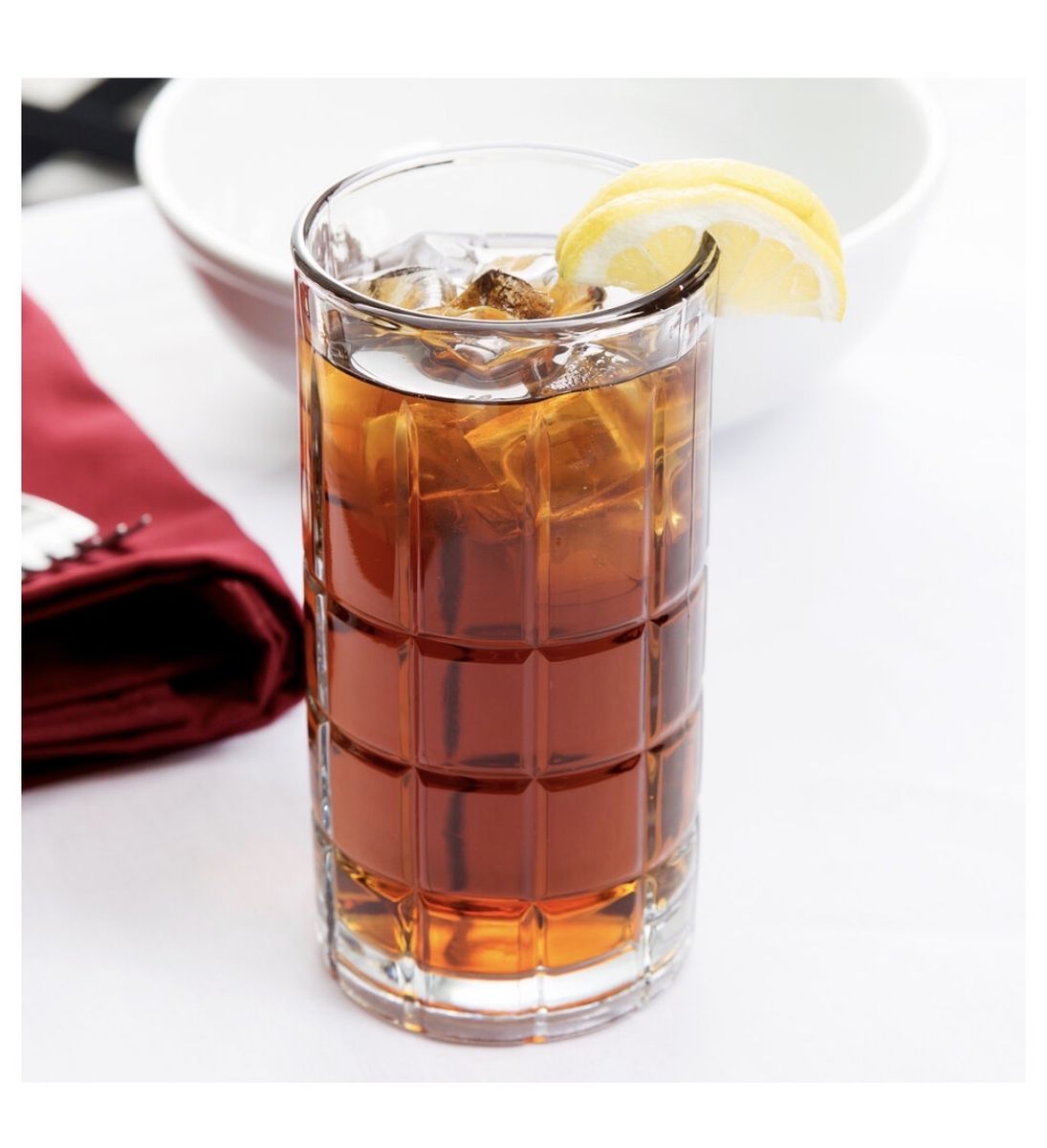Anchor Hocking 68347 Tartan 16 oz. Iced Tea Glass - 12/Case (new in box) art deco cocktail glasses
